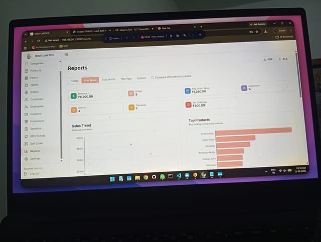 A cloud-based Point of Sale system for cafes and restaurants with role-based auth, real-time sync, QR self-ordering, kitchen display, and multi-payment support.